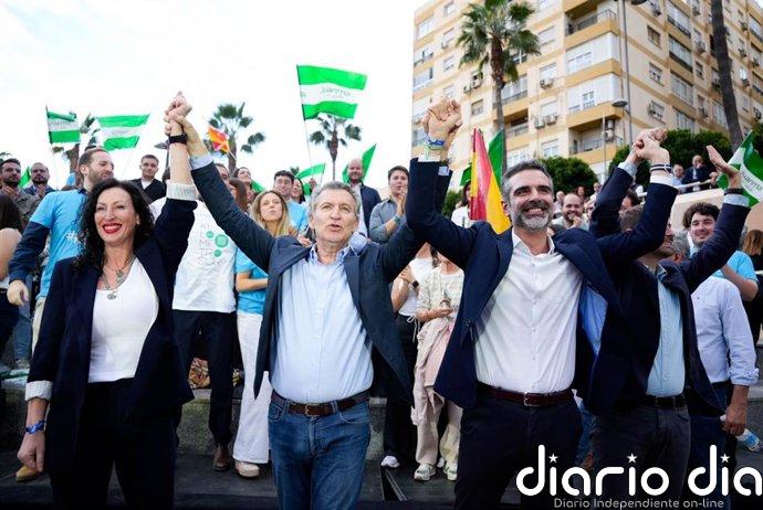 Feijóo pide el voto "útil" que "vale por dos": "Para que Moreno tenga una mayoría estable y para cambiar el Gobierno"