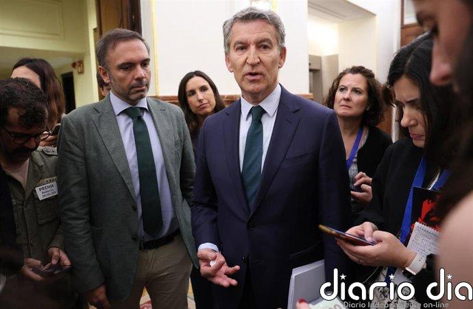 Feijóo: "Voy a hacer todo lo posible para que haya un cambio de Gobierno cuando crea que ha llegado el momento"