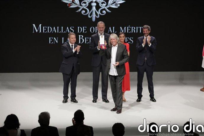 Felipe VI elogia a los galardonados con la Medalla de las Artes como "prueba de que la cultura permanece viva"