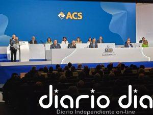 Florentino Pérez ensalza la evolución en bolsa de ACS y anuncia un aumento del 20% en el dividendo