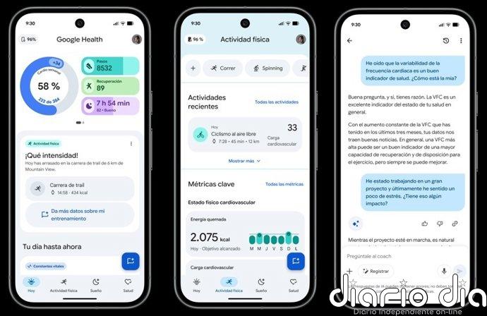 Google presenta Google Health, la evolución de la app FitBit con rediseño de interfaz y entrenador personal integrado