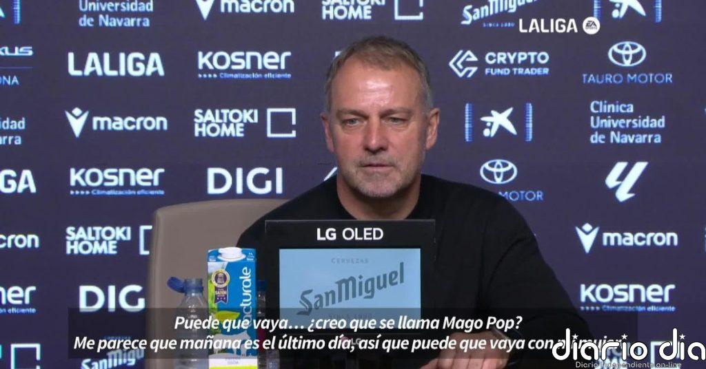 Hansi Flick: “No voy a ver al Madrid, creo que iré al Mago Pop con mi mujer”