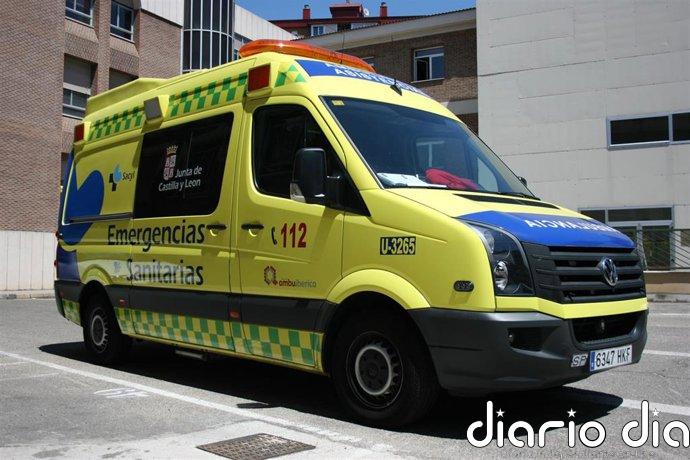 Herida inconsciente una mujer tras una colisión entre un turismo y un camión en la A-231 en Sasamón (Burgos)