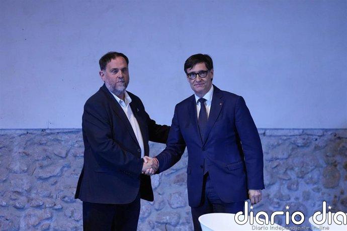 Illa y Junqueras firmarán este martes el acuerdo de Presupuestos en el Palau de la Generalitat