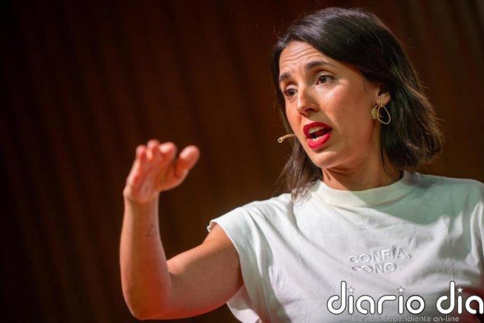 Irene Montero llama a una huelga general por la vivienda, contra el coste de la vida y para "trabajar menos tiempo"