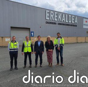 Irujo visita la planta de Erekaldea en Orkoien y destaca la capacidad industrial y exportadora del grupo Wisco
