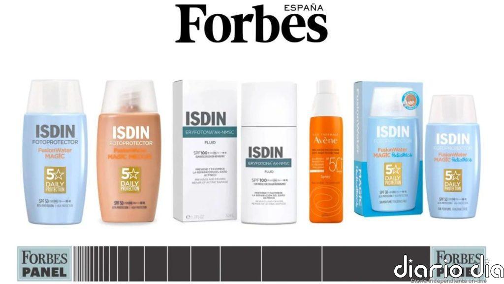 ISDIN renueva su liderazgo en el ranking ‘Forbes’ de los mejores fotoprotectores solares
