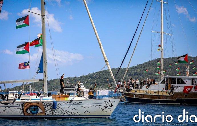 Israel confirma la detención del total de 430 participantes de la flotilla rumbo a Gaza