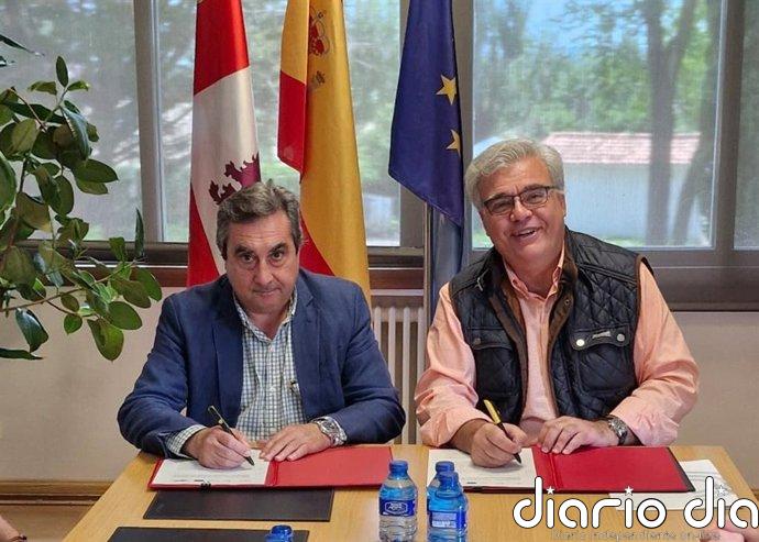 Itacyl firma la prórroga del convenio con los regantes de Valdemudarra, para garantizar la seguridad de la presa