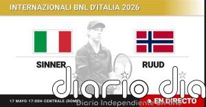 Jannik Sinner - Casper Ruud, en directo hoy: sigue el partido de Internazionali BNL d'Italia