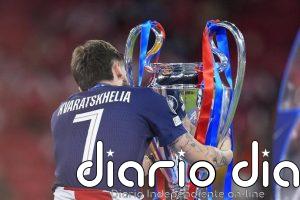 Kvaratskhelia, del PSG, elegido 'Jugador de la temporada' en la Champions