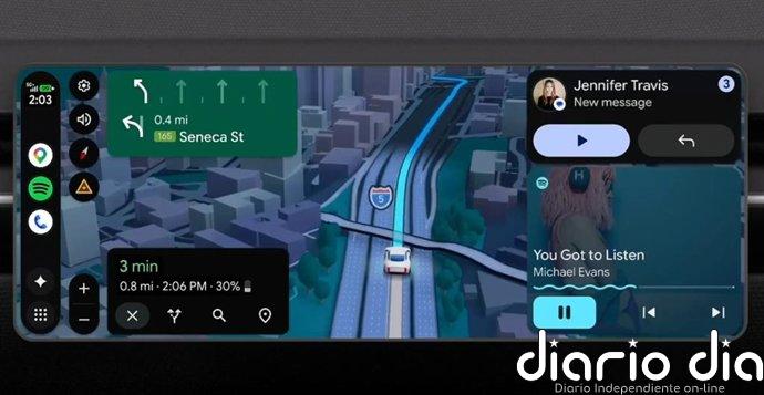 La actualización de Android Auto introduce la navegación inmersiva y mejora el entretenimiento