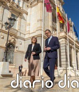 La alcaldesa de Cartagena, Noelia Arroyo, recuerda a Ballesta: "Dedico su vida a Murcia, a la universidad y a la Región"