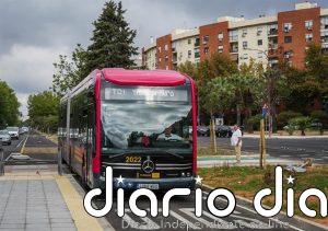 La ampliación del tranvibús al Prado registra casi 10.000 viajeros en día laborable en Sevilla en su primera semana