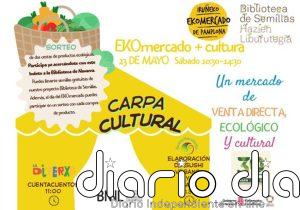 La Biblioteca de Navarra acoge este sábado un Ekomercado con actividades culturales