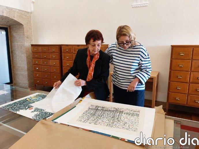 La Biblioteca Valenciana amplía su fondo gráfico con la donación de obra de la artista Rosa Torres