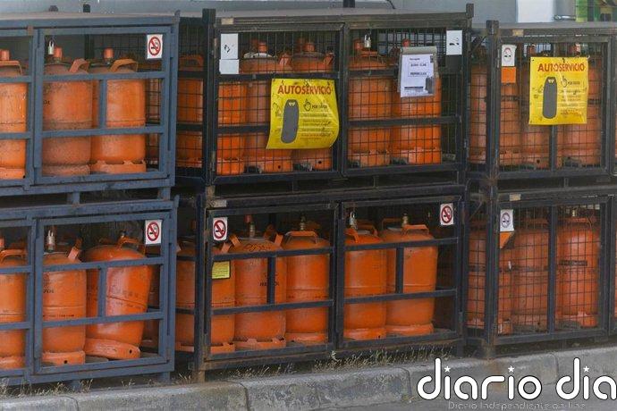 La bombona de butano baja un 5,87% a partir de este martes, hasta los 15,39 euros