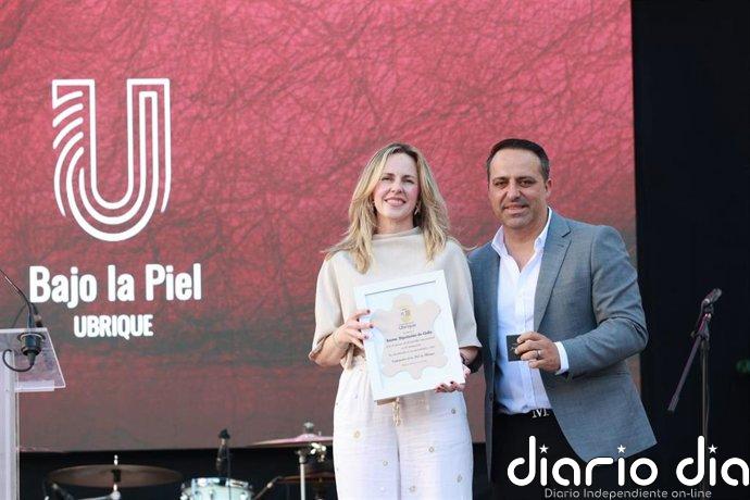 La Diputación de Cádiz, reconocida como 'Embajadora de la Piel de Ubrique' en la feria 'Bajo la Piel'