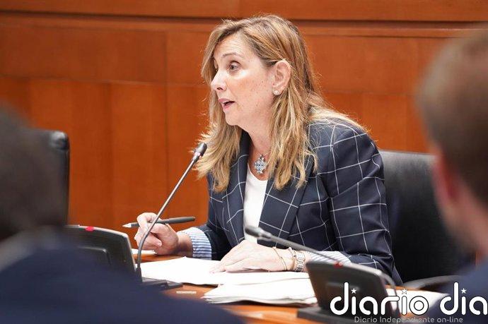 La directora general de Innovación y Promoción Alimentaria, Amparo Cuéllar, expone en las Cortes los planes de su área