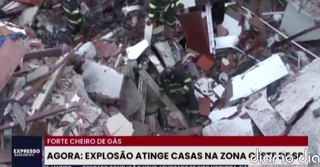 La explosión de una tubería de gas devasta una zona de la ciudad brasileña de Sao Paulo