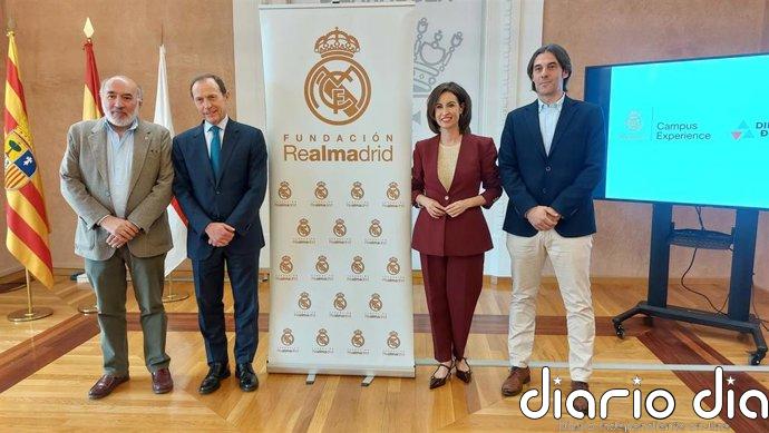 La Fundación Real Madrid llevará este verano dos campus de fútbol a Ejea y Calatayud de la mano de la DPZ