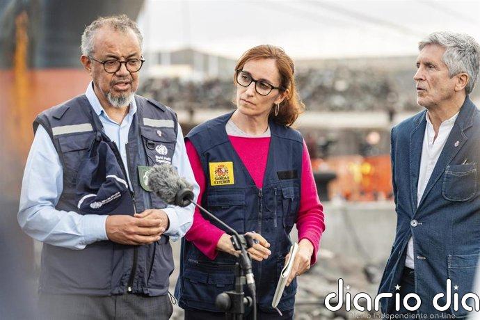 La OMS agradece al Gobierno "su liderazgo" en el operativo de desembarco del MV Hondius