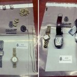 La Policía incautó relojes, collares, pulseras y joyas de la caja fuerte en el registro del despacho de Zapatero