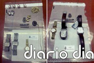 La Policía incautó relojes, collares, pulseras y joyas de la caja fuerte en el registro del despacho de Zapatero
