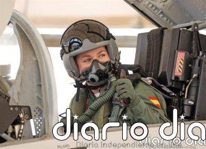 La Princesa Leonor vuela por primera vez en un F-5 en el marco de su instrucción en el Ejército del Aire