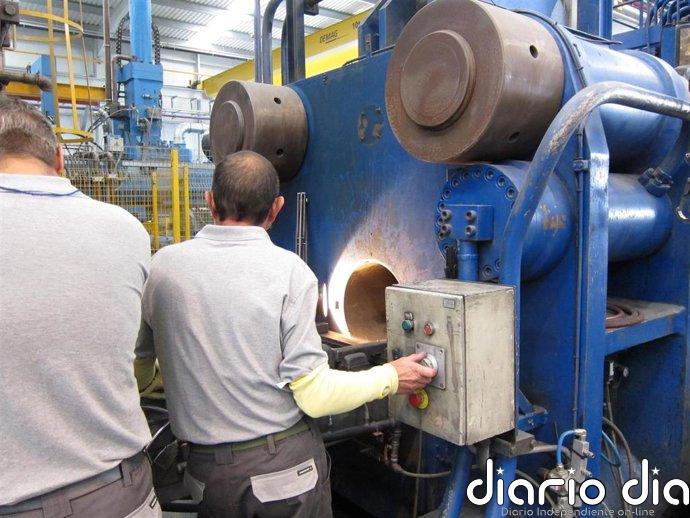 La producción industrial sube un 2,1% en marzo tras dos meses de retrocesos