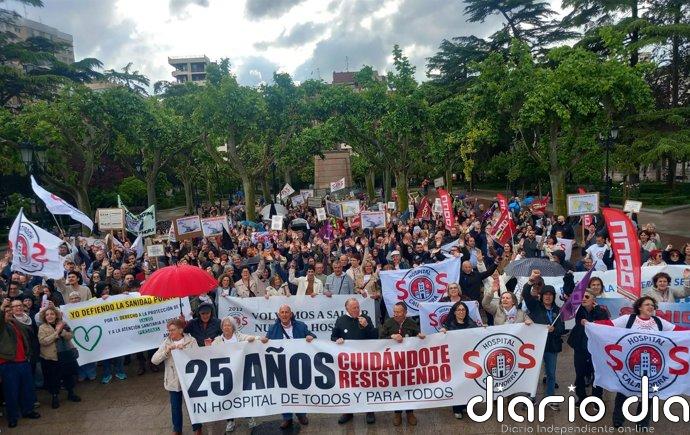 La Rioja Baja lleva a Logroño sus reivindicaciones ante "la crítica situación" del hospital de Calahorra; "Languidece"