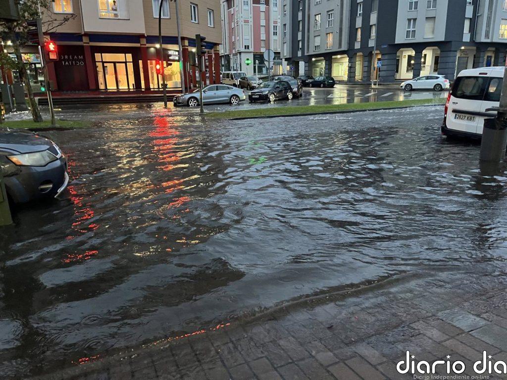 La tromba de agua de anoche en Santander deja más de 20 litros por metro cuadrado en una hora