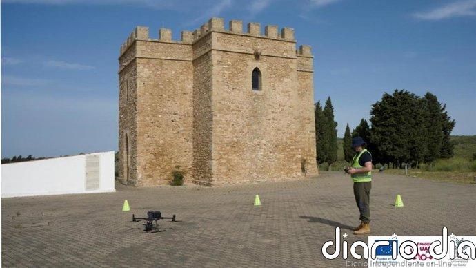 La UCA usa tecnología con drones para avanzar en el estudio del yacimiento fenicio del Castillo de Doña Blanca en Cádiz