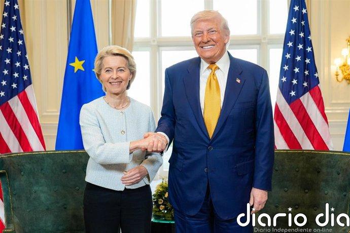 La UE busca este martes salvar el acuerdo comercial con EEUU para evitar más aranceles de Trump