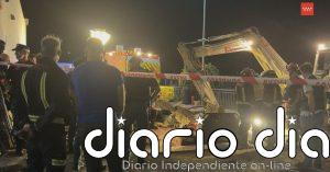 Laborioso rescate del cuerpo de un trabajador que falleció en Madrid tras quedar atrapado en una zanja
