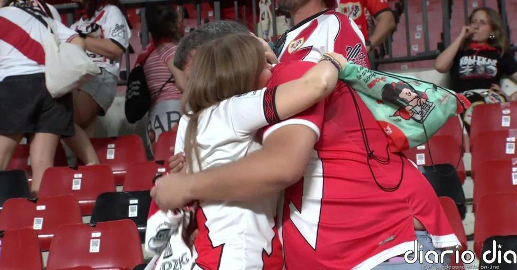 Lágrimas y orgullo por el Rayo en Vallecas