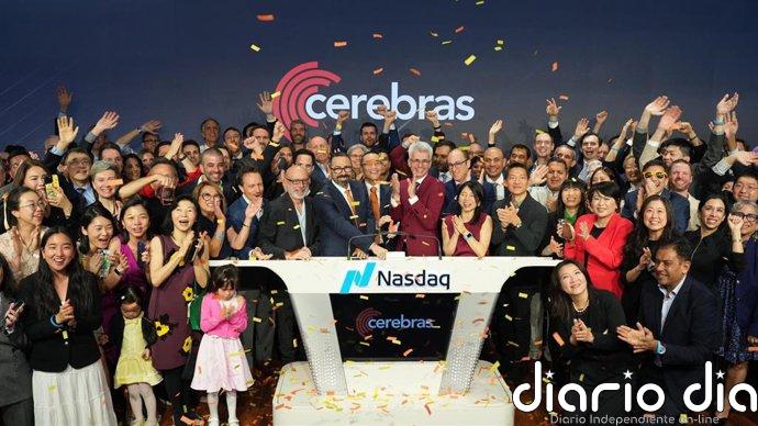 Las acciones de Cerebras repuntan un 90% en su debut en bolsa con un precio de 185 dólares