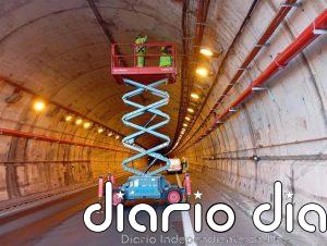 Las obras en el túnel de Fabares, en la A-64, obligan a cerrar el tubo en sentido Villaviciosa