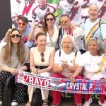 Los aficionados del Rayo ya se hacen notar en Leipzig