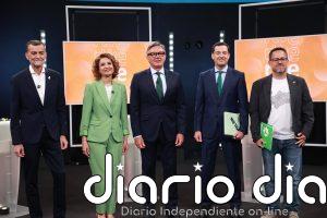 Los candidatos se centran en sanidad y vivienda en el primer debate a cinco por el 17M