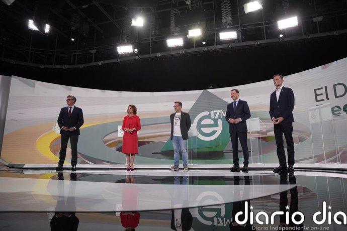 Los candidatos suman la lucha contra el narcotráfico a la sanidad y la financiación en el debate de RTVA