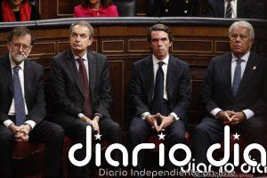 Los expresidentes González, Aznar, Zapatero y Rajoy, invitados a la visita del Papa al Congreso