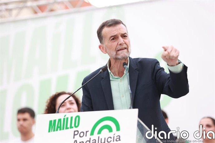 Maíllo (Por Andalucía) pide "votar con cabeza" para "reventar la hipocresía" del PP, que "nos está costando la vida"