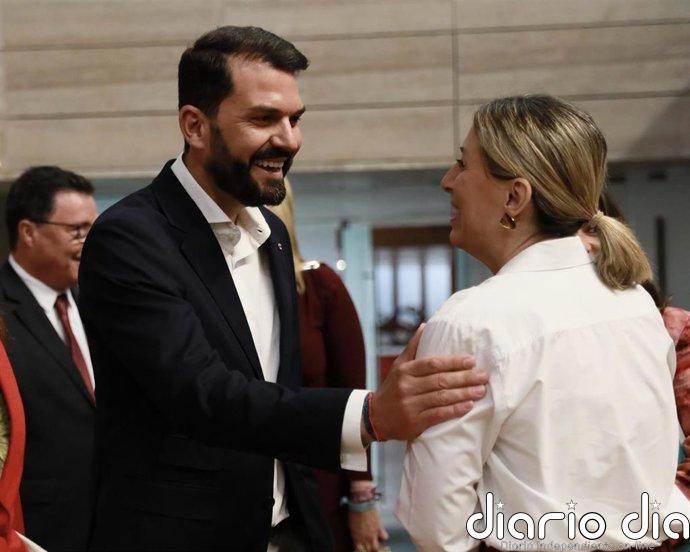 María Guardiola se reúne este martes con Sánchez Cotrina tras ser nombrado secretario general del PSOE extremeño