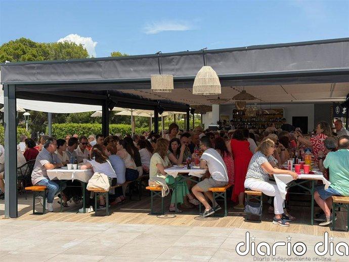 Más de 300 personas participan en la Fiesta de la Rosa del PSIB de Calvià