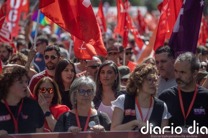 Más Madrid recalca el 1 de Mayo que la única "mayoría social" en Madrid es "la de la gente que vive de su trabajo"