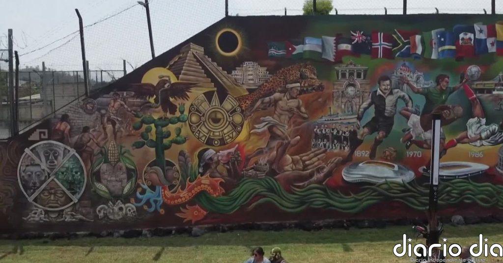 México inaugura el mural futbolístico más grande del mundo rumbo al Mundial 2026