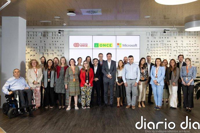 Microsoft, ONCE y Fundación ONCE refuerzan su apuesta por la IA para impulsar la inclusión de personas con discapacidad