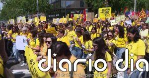 Miles de educadores de 0 a 3 años salen a las calles en su primera huelga general de la historia