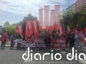 Miles de personas exigen "salarios, vivienda y democracia" en la protesta de UGT y CCOO por el 1 de Mayo